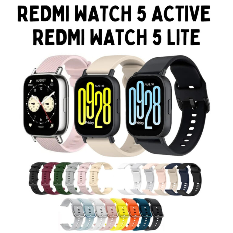 Pulseira de Silicone Para Redmi Watch 5 Lite e Red