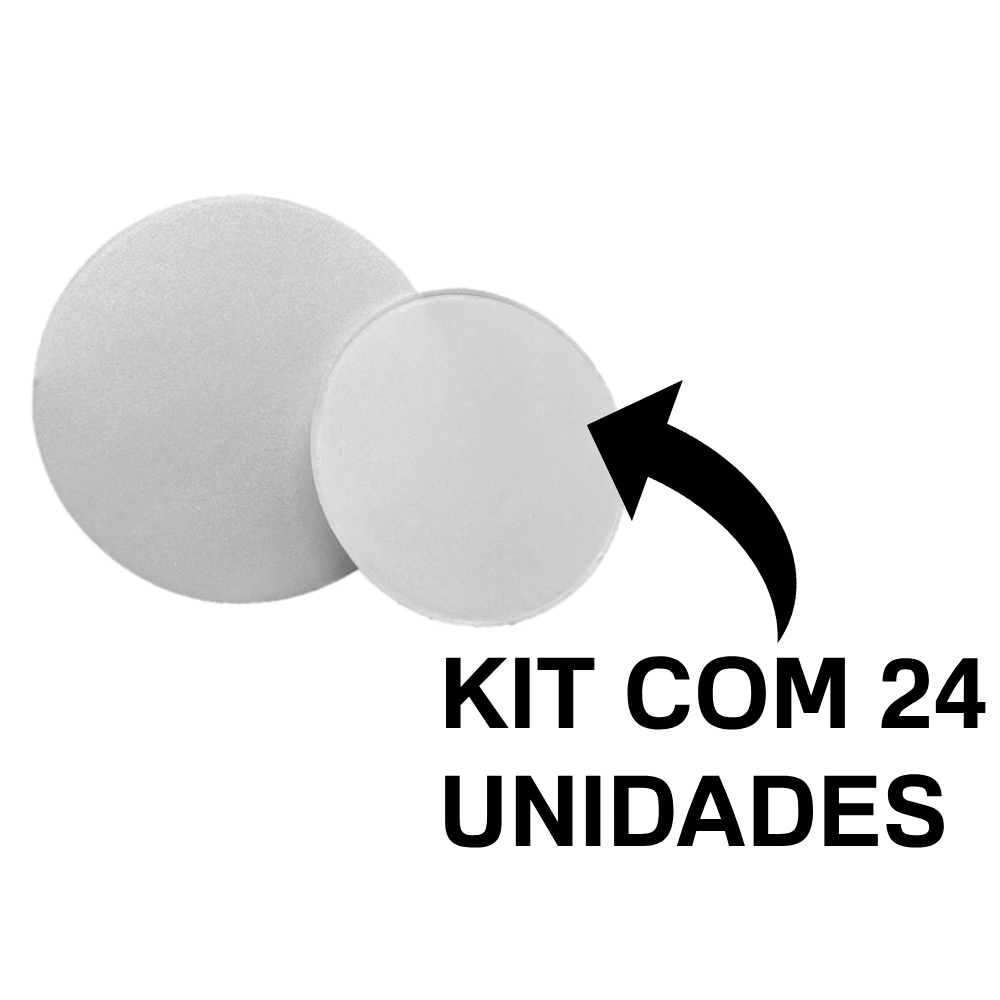 Kit 24 Unidades Absorvente Reutilizável Lavável Protetor Seio Amamentação Conforto Gestante Lactante