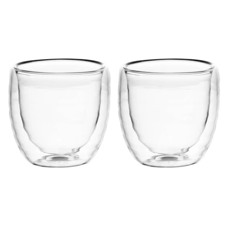 2 Copos de Café Wolff Gomos de Vidro Borossilicat