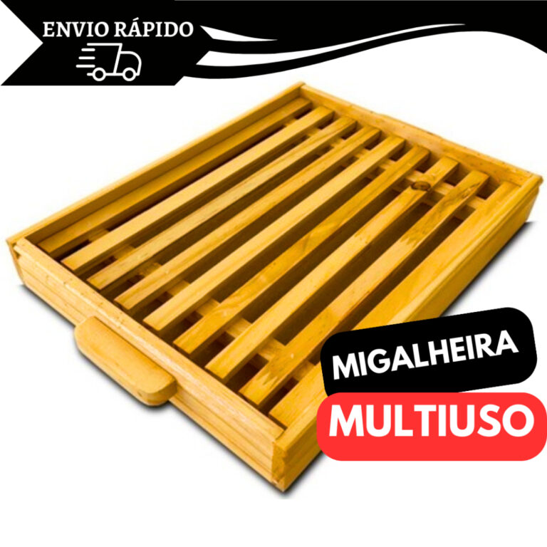 Migalheira De Madeira  Para Pães Tábua de Corte 