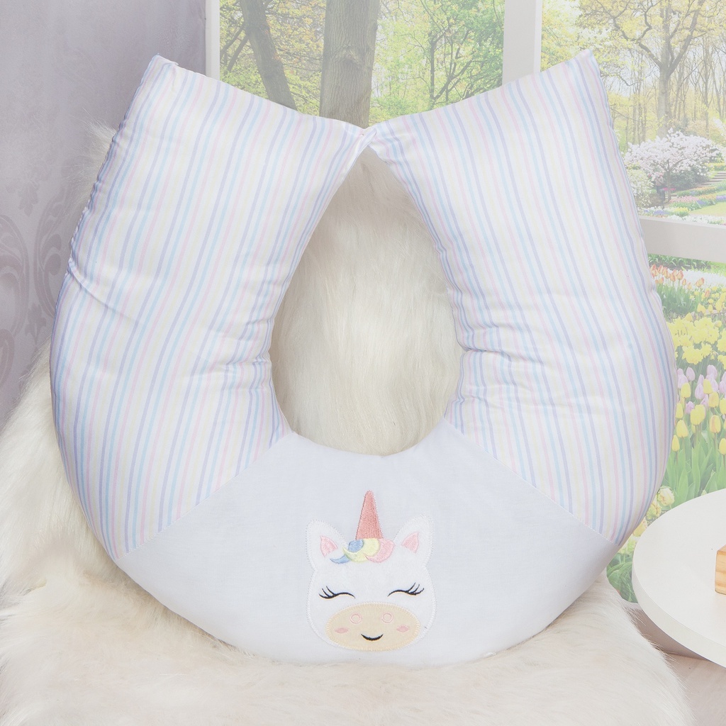 Almofada Para Amamentação Amiguinhos Para Bebê Menina