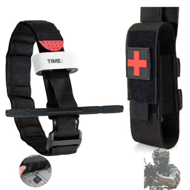 Kit Torniquete Tático Aph Metal Porta Torniquete 