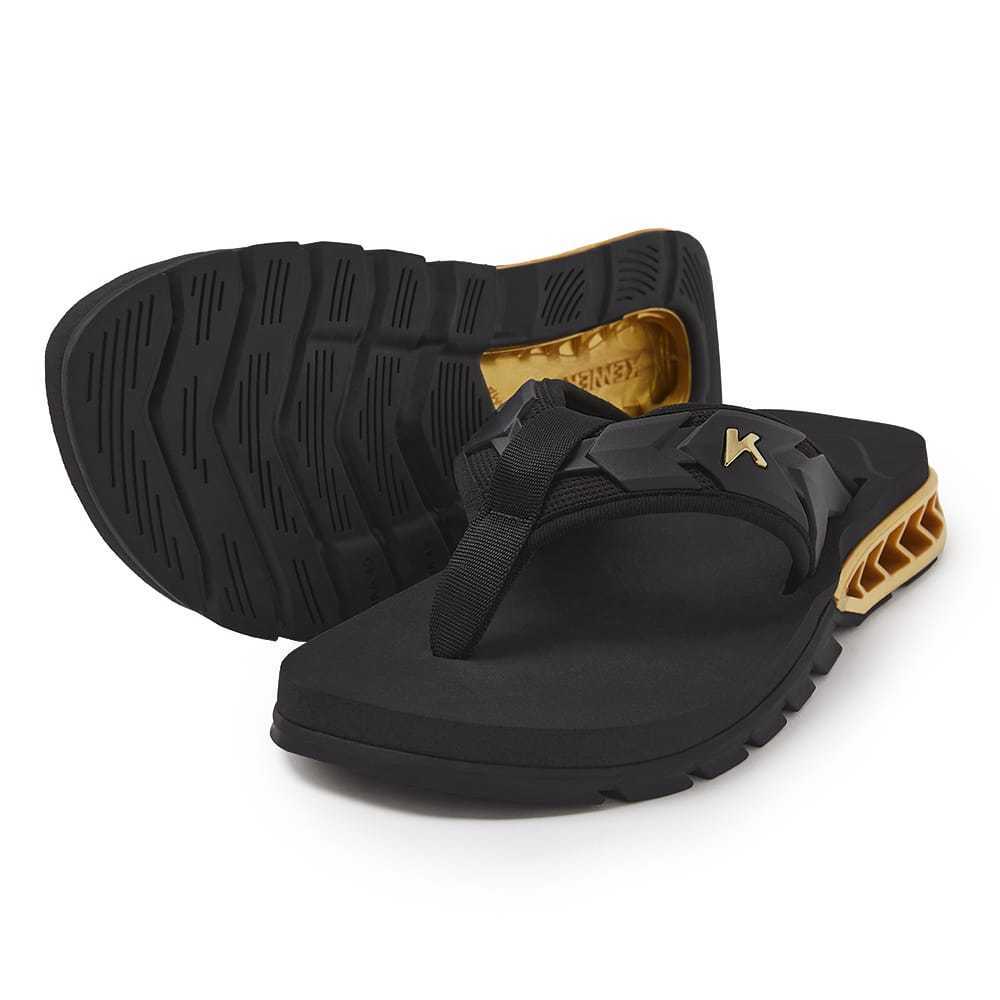 Sandália Chinelo Kenner Rakka Ultra Force DLM Masculino Preto e Dourado Original