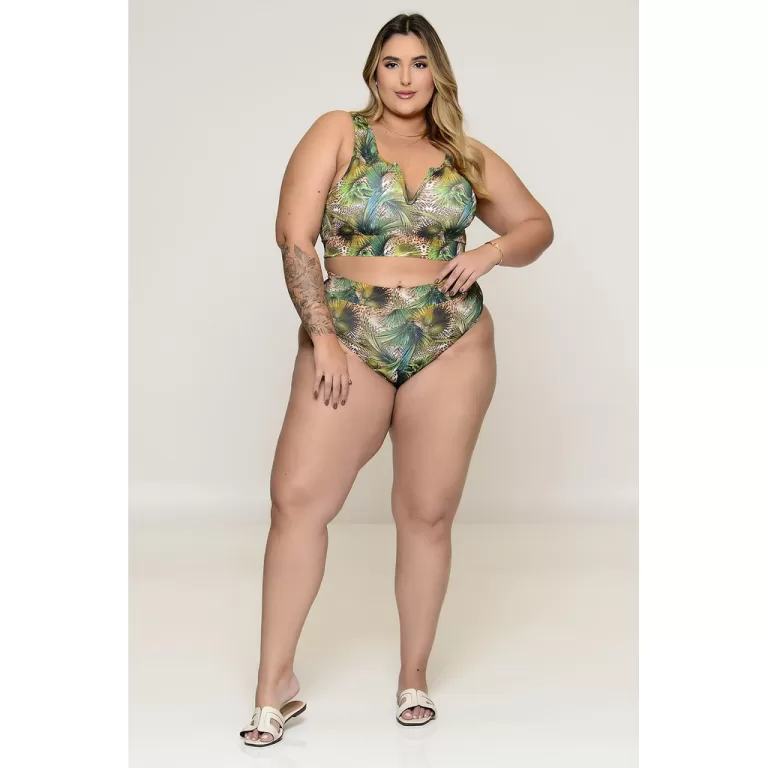 Top Plus Size Biquíni Pantanal