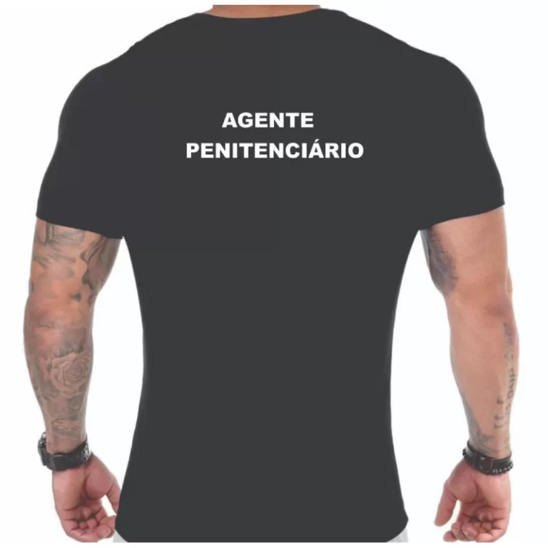 camiseta (agente penitenciário)fresquinha e confo