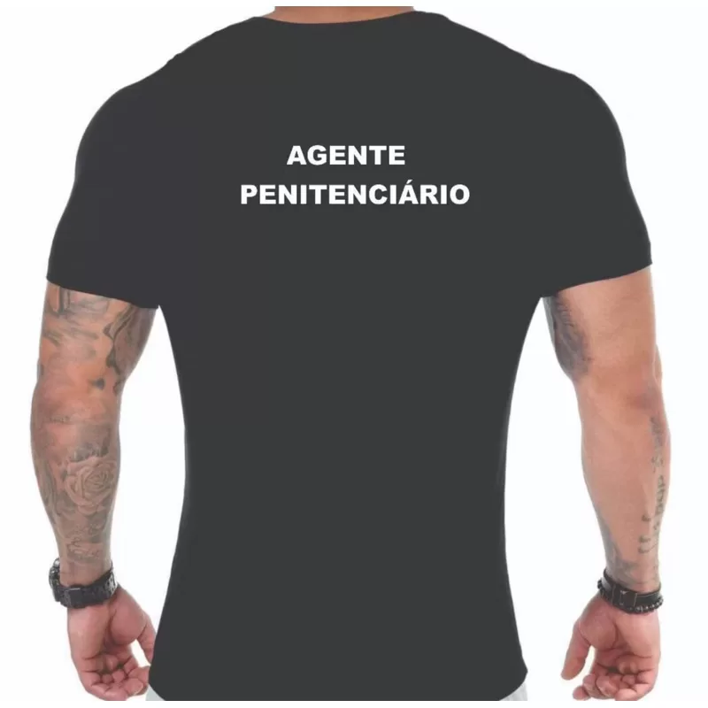 camiseta (agente penitenciário)fresquinha e confortável