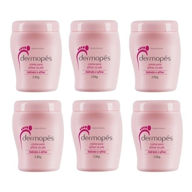 KIT 06 DERMOPES GRANDE 230G RACHADURAS E AFINAR OS