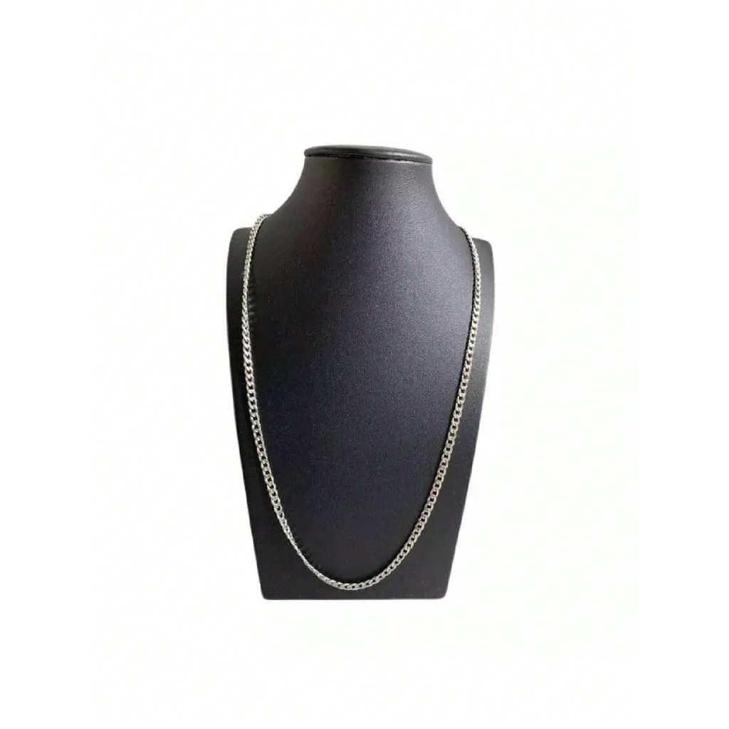 Corrente Prata Cordão Grumet – Luxo Premium Sofisticado + Embalagem Top