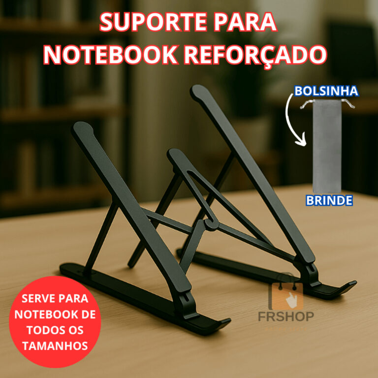 Suporte Apoio De Notebook Para Mesa Dobrável Base