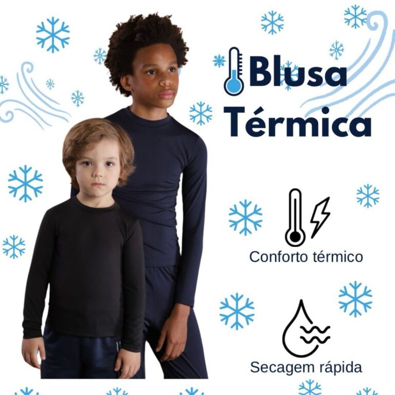 Blusa Térmica Infaltil Menino e Menina Unissex 1 