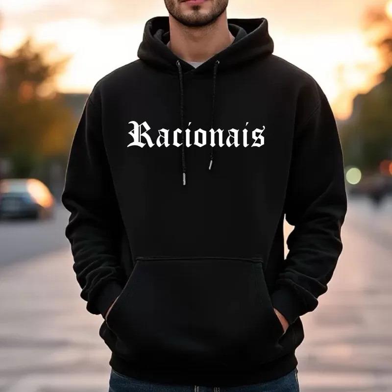 MOLETOM CANGURU RACIONAIS MCs RAP NACIONAL BLUSA DE FRIO COM CAPUZ FLANELADO HOMENAGEM BROWN