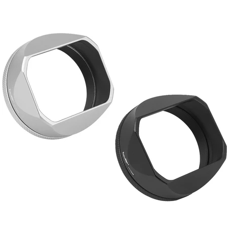Haoge LH-X54B Square Metal Lens Hood with 49mm Ada