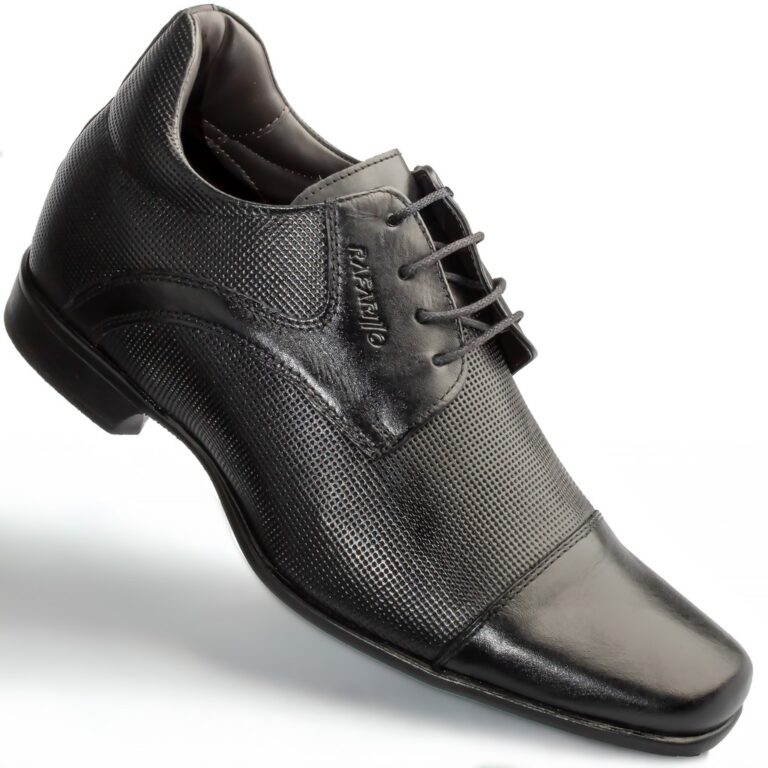 Sapato Rafarillo Office Alth Aumenta 7cm Couro Ori