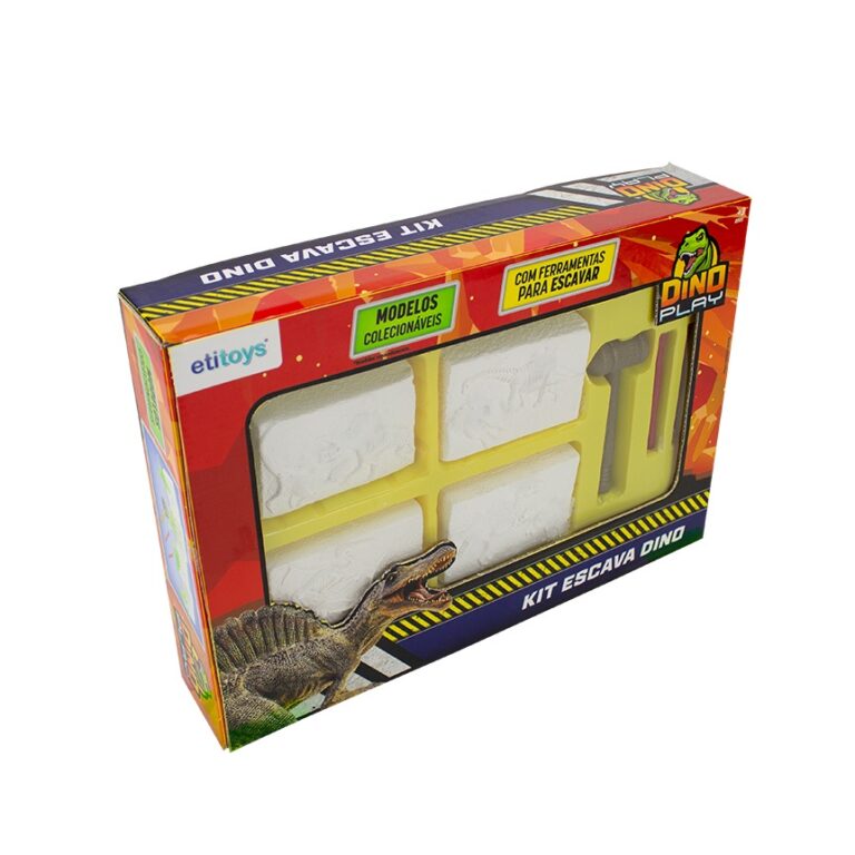 Brinquedo Infantil Escavação Dinossauro Escava D