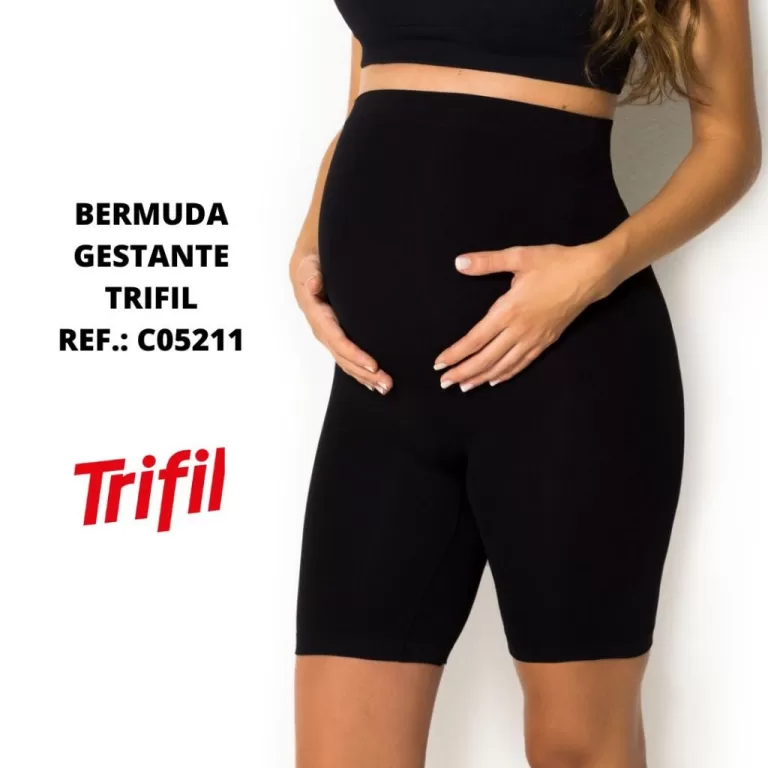 Short Bermuda Cintura Alta Original Trifil Materni
