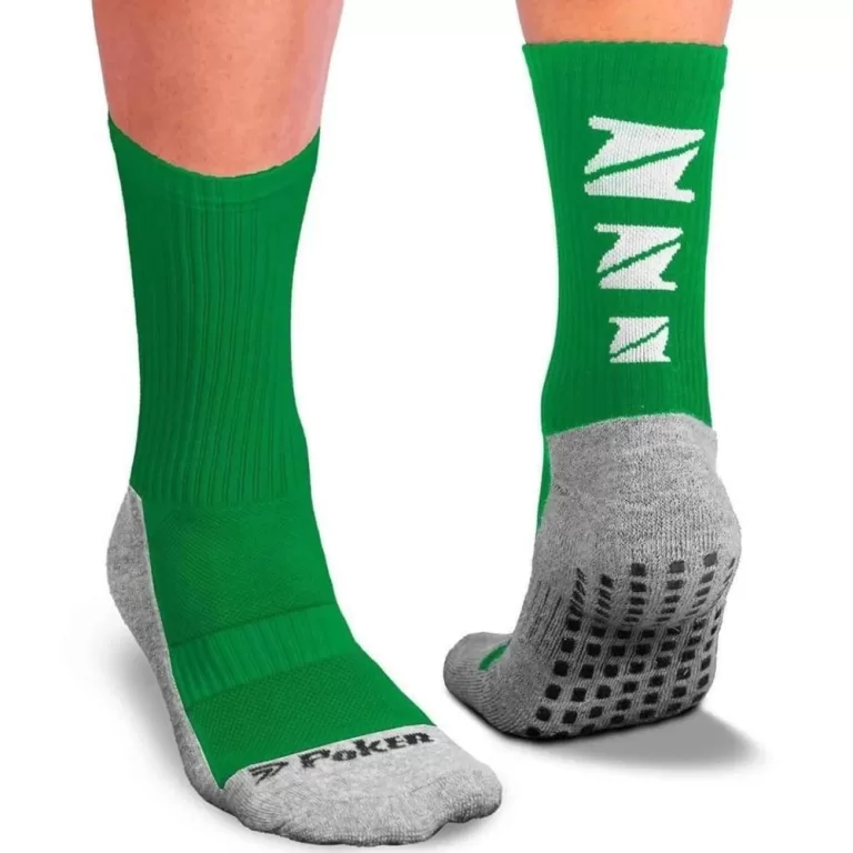 Meia Poker Esportiva Antiderrapante – Verde