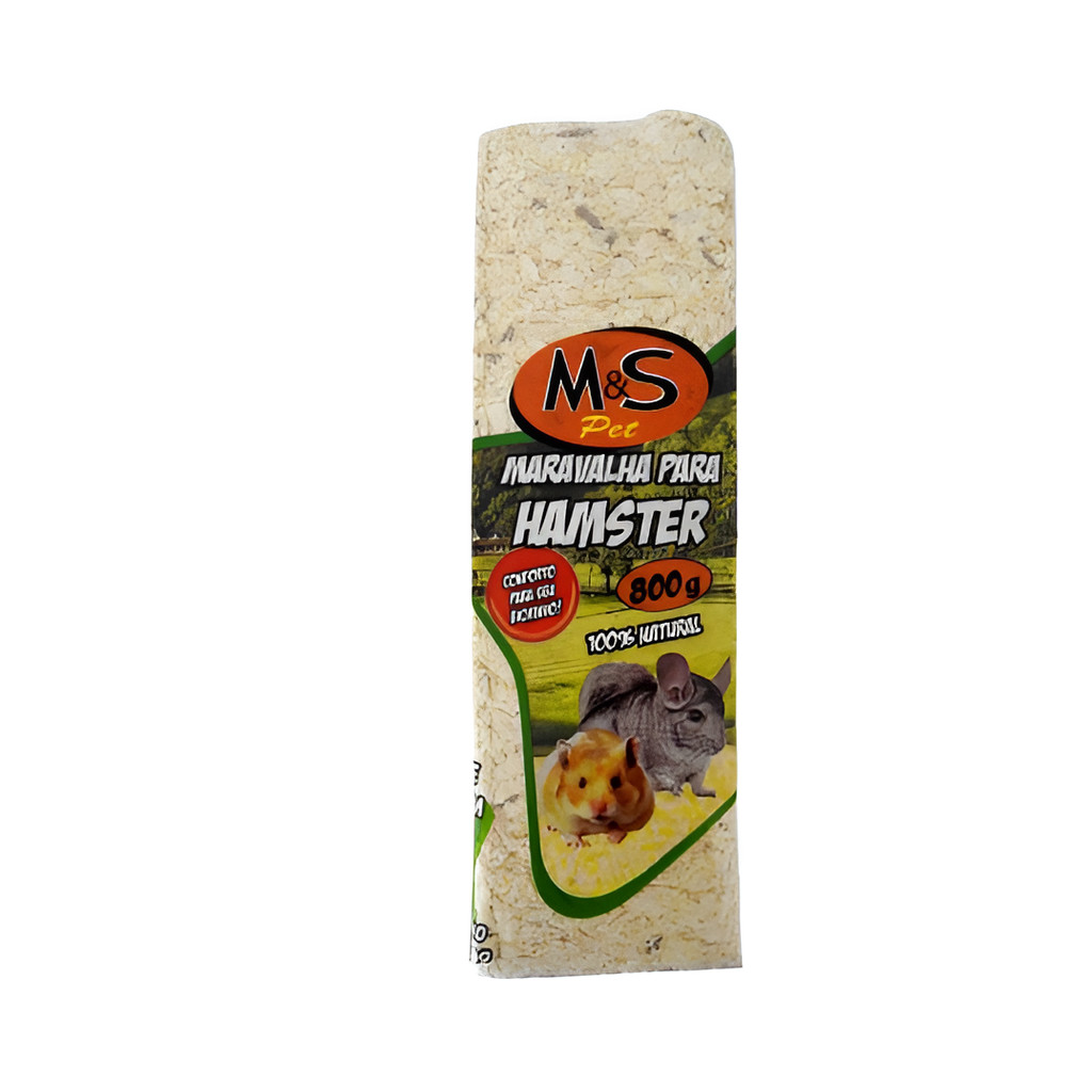 Maravalha Prensada Para Hamster MEs Pet 800g