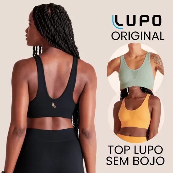 Top Lupo Feminino Academia Fitness Attack li Sem C