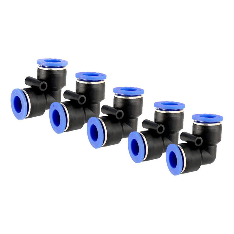 Cotovelo União  Para  Mangueira 6mm Kit Com 5 Uni