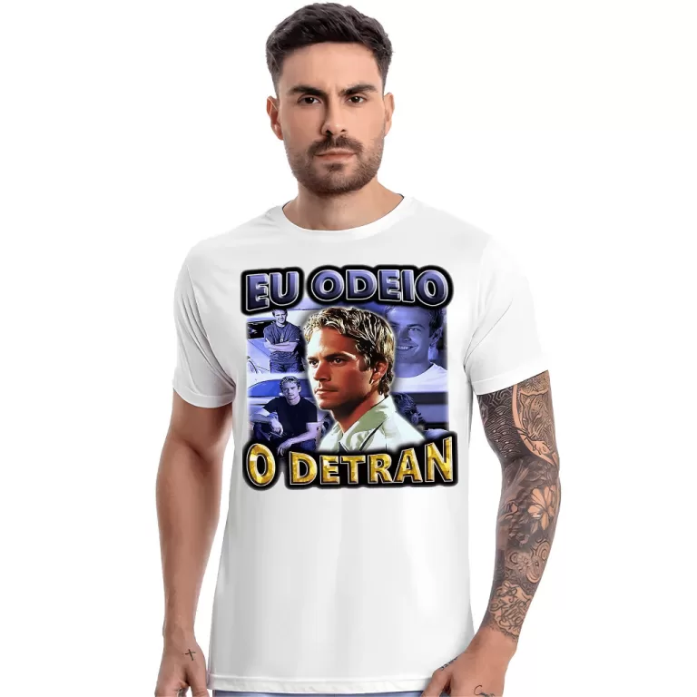 Camiseta Meme – Eu Odeio o Detran – En