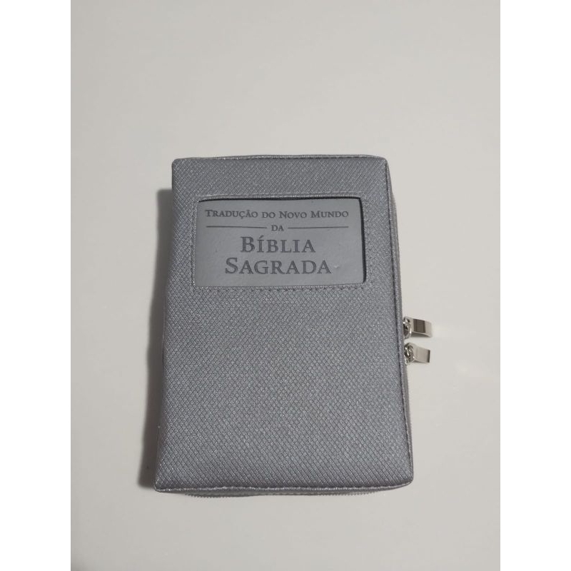 Capa de bíblia JW com zíper