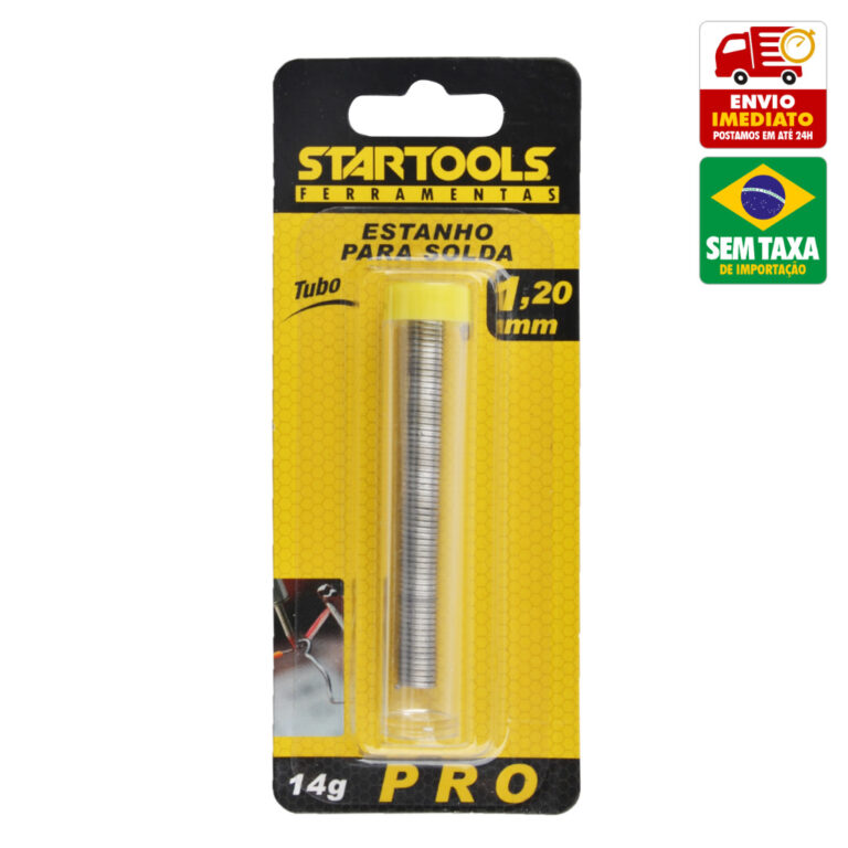 Estanho para Solda Fio em Tubo 1,20mm ou Carretel 