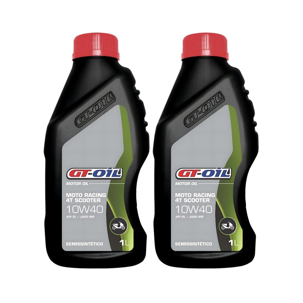 Kit 2 Óleo Moto 4t Scooter 10w40 SL SemissintéticoGtOil