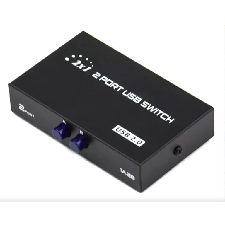 Switch Hub Switcher Abs 2 Portas Usb2.0 Tipo-b Imp