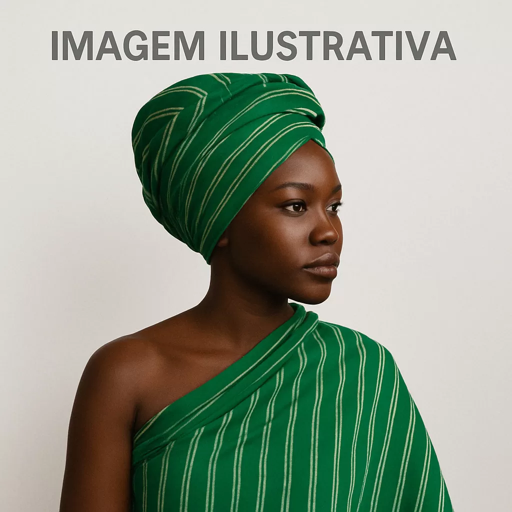 Alaka Africano – Luxo Pano de Cabeça e Costa Ojá