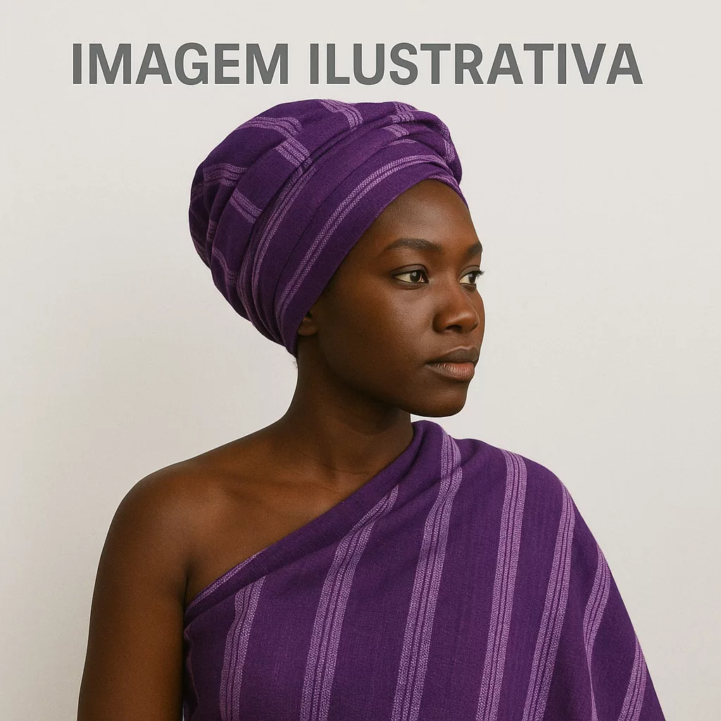 Alaka Africano Luxo Pano de Cabeça e Costa – Ojá