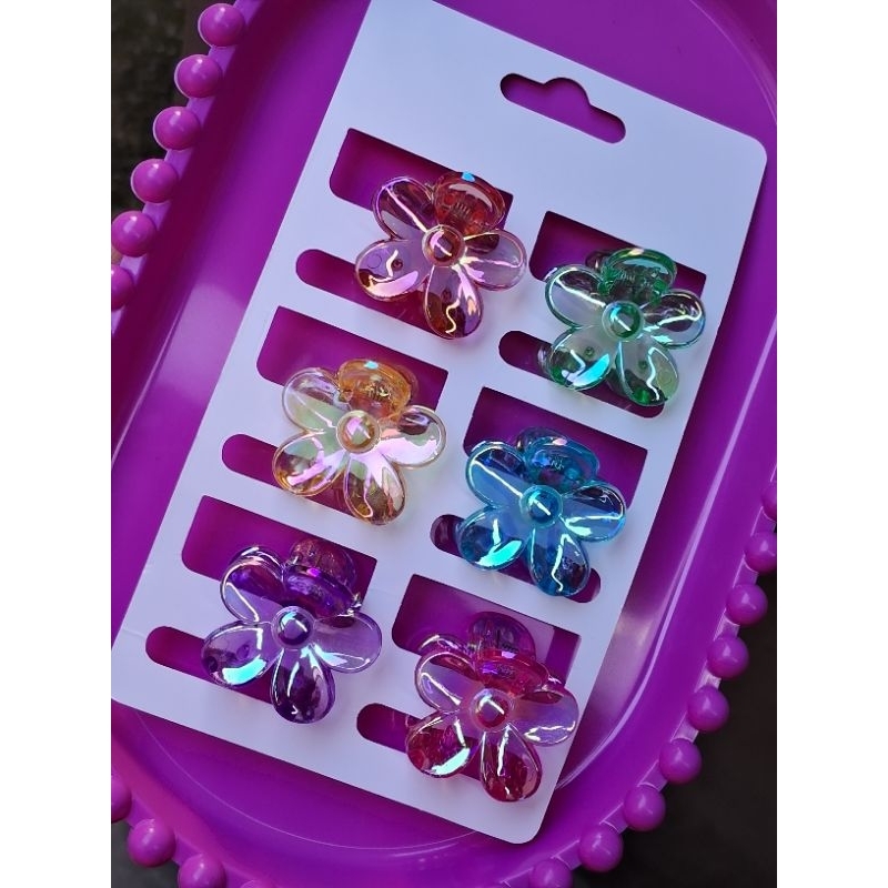 kit 6 grampo presilha de cabelo feminina conjunto