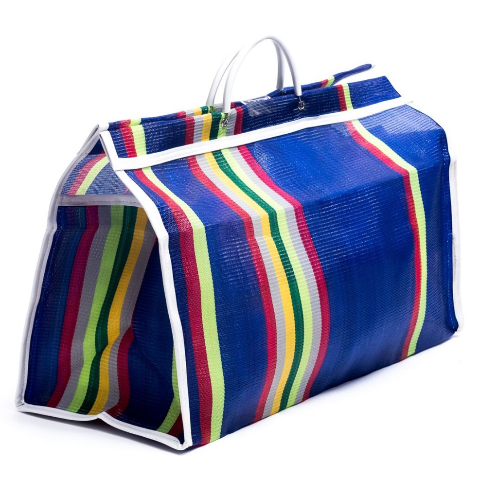Sacola De Feira e Mercado Grande Resistente de Nylon 38X30cm