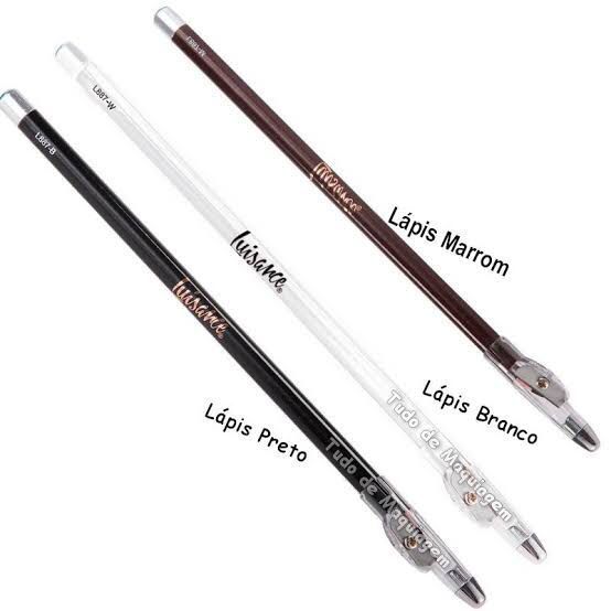 Luisance kit 3 Lapis Preto,branco e Marrom Para Ol