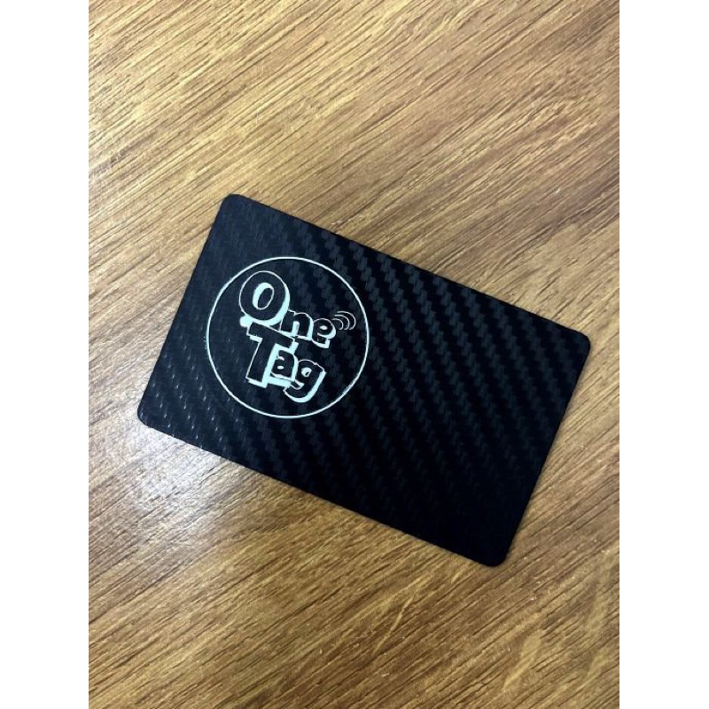 Cartão de visita Editável Via App Com Tecnologia Nfc – Preto Carbon