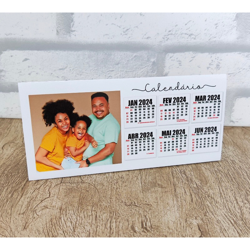 CALENDÁRIO COM FOTO PERSONALIZADO 2026