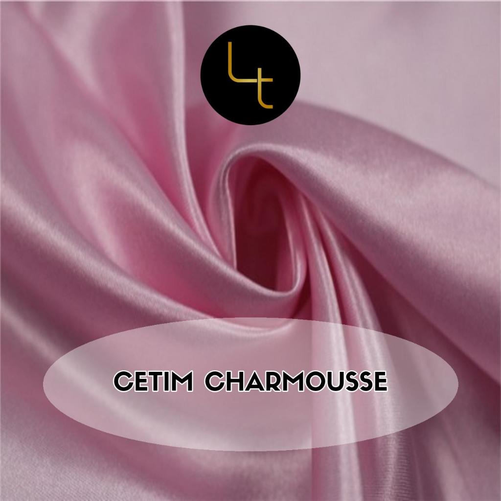 2 Metros Tecido Cetim Charmousse Liso Comum (2m x 1.45m)