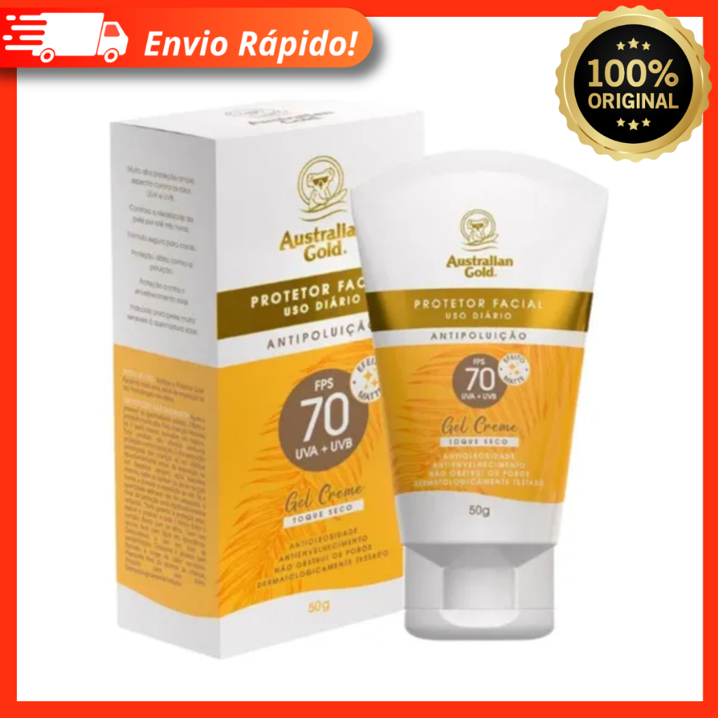Australian Gold FPS 70 – Protetor Solar Facial 50g