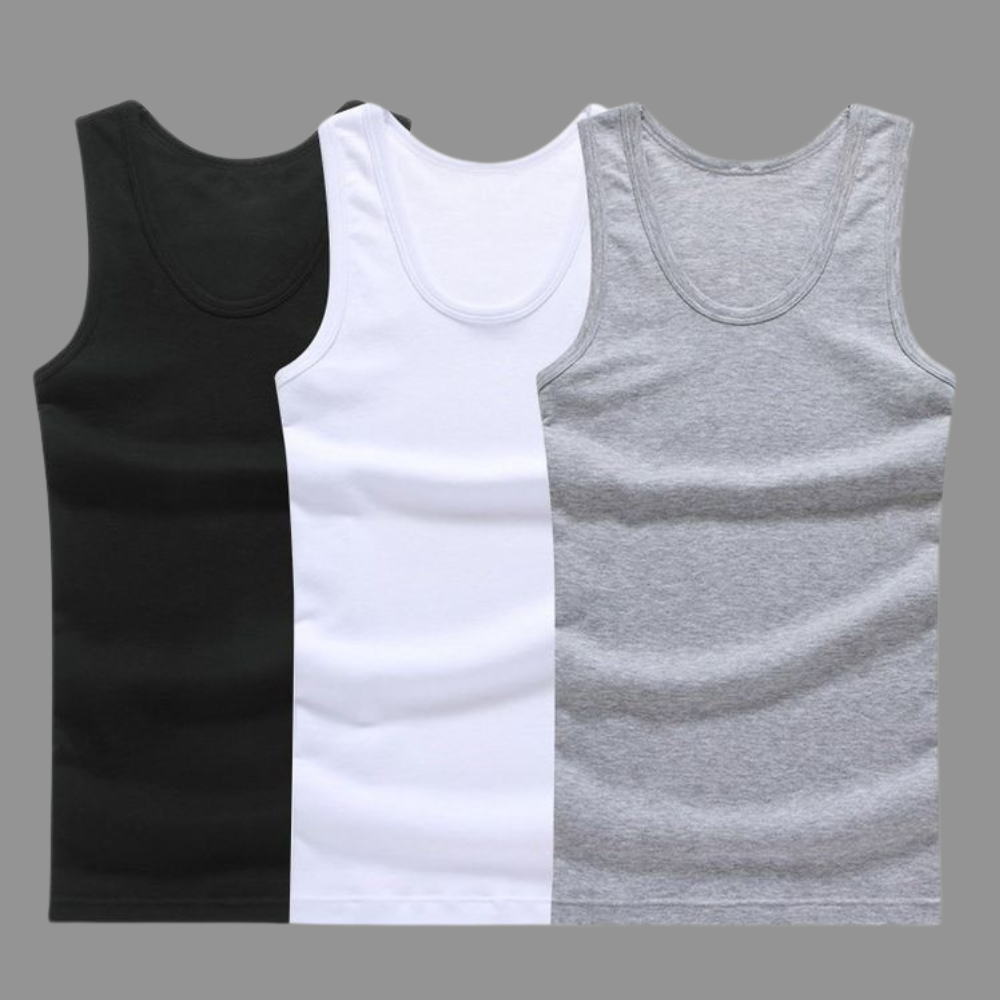 Regata Masculina Canelada Modelo Americano