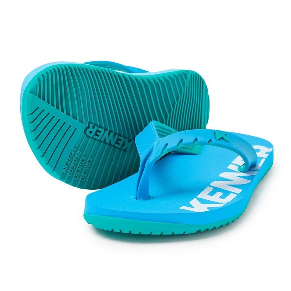 Chinelo Infantil Kenner Red Kids – Azul e Verde