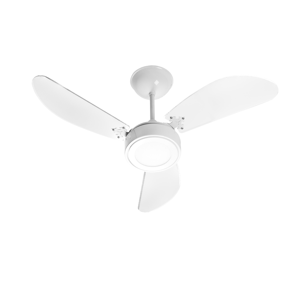 VENTILADOR TETO NEW LIGHT LED 3P 220V BRANCO C3V VENTI DELTA