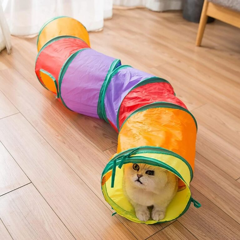 Brinquedo Para Pets Túnel Labirinto Para Gatos Co