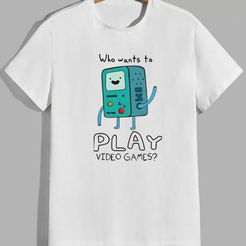 Camiseta Anime Unissex Play Vídeo Game