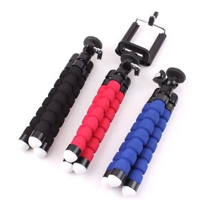Mini Suporte Tripe De Mesa Flexivel Para Celular P