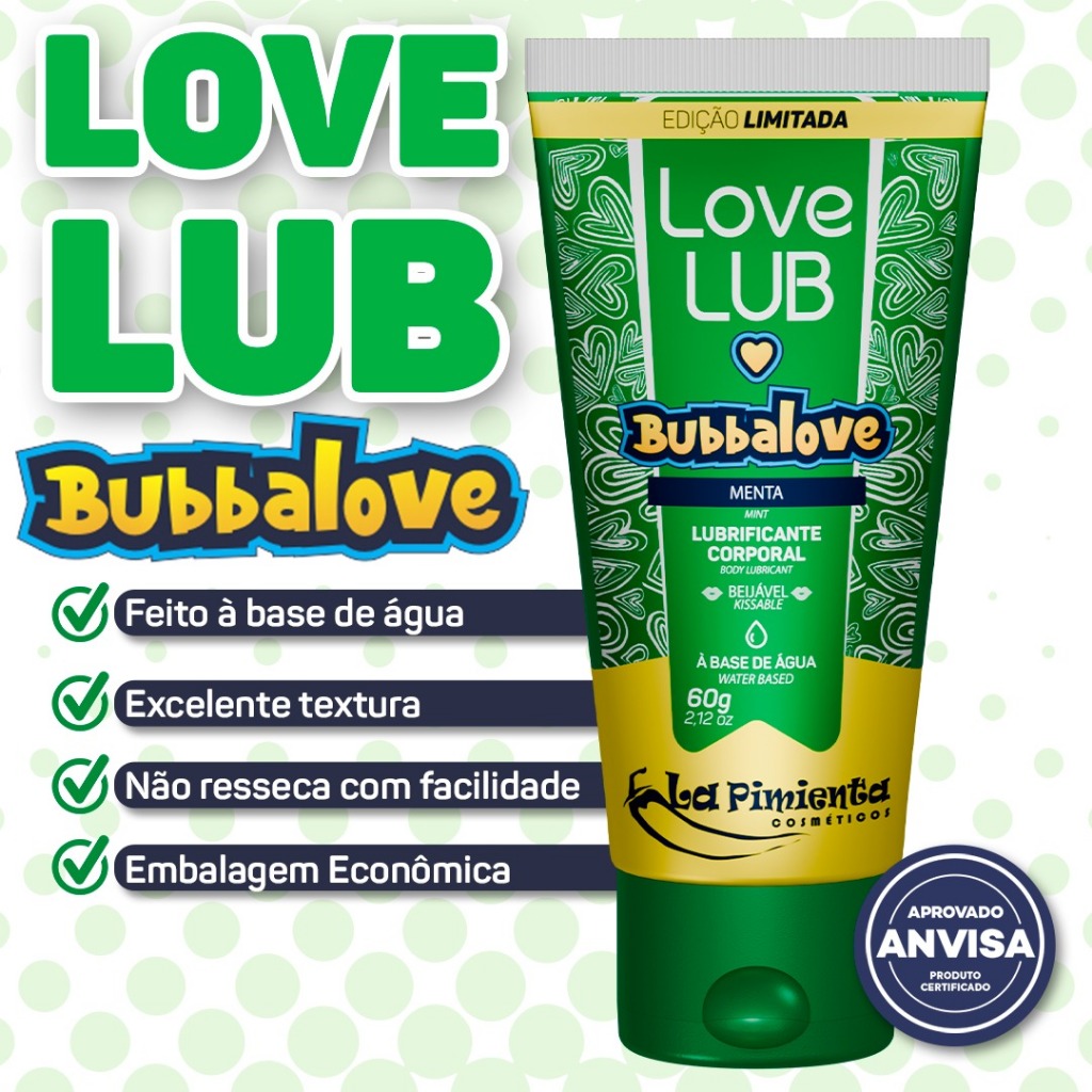 LUBRIFICANTE ÍNTIMO VERSÃO BUBBA PRA QUEM GOSTA DE DESLIZAR SEM FREIO