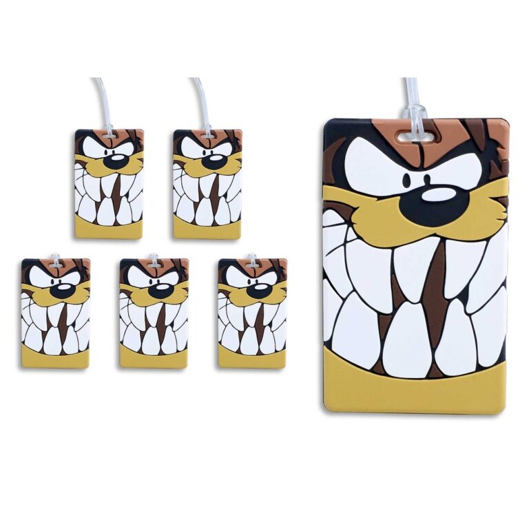 Kit 12 Tags Identificador De Malas Taz Mania ̵
