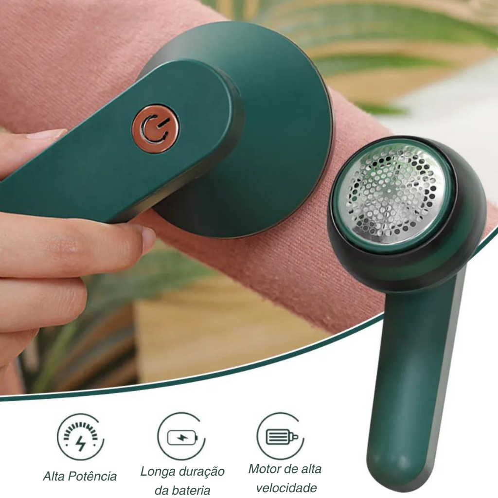 Tira Pelo Roupa Papa Bolinhas Elétrico Removedor De Fiapos