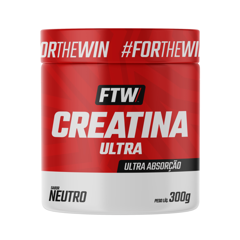 FTW Creatina Ultra Pote 300g – Energia, Força Muscular – Sabor Neutro
