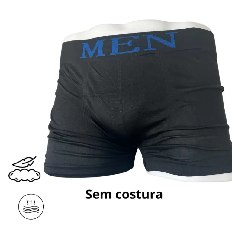 kit 10 cuecas boxer sem costura