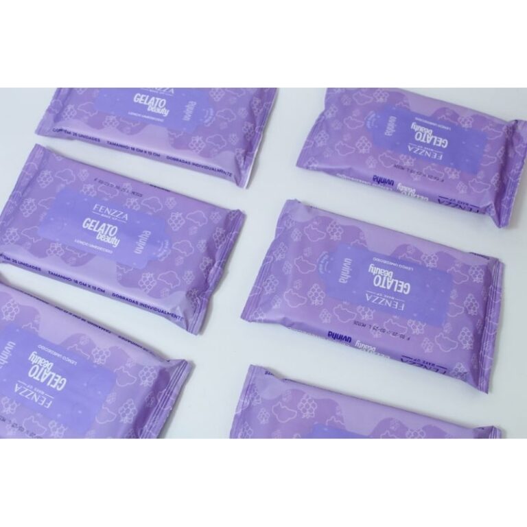lenço demaquilante uvinha fenzza kit 2 unidades