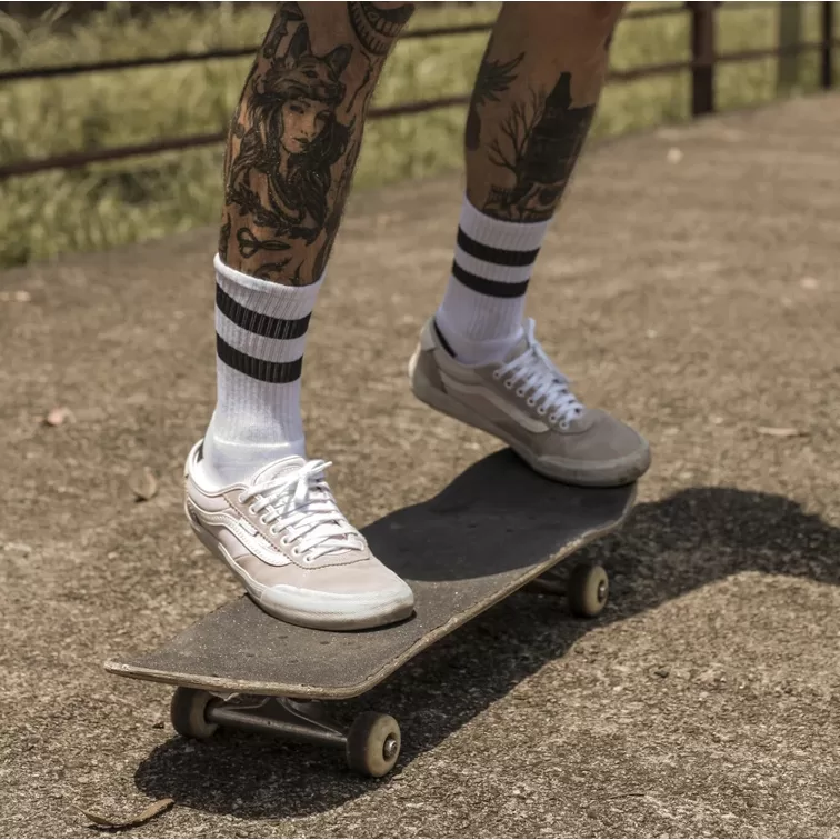 Kit Meia 4 Pares Meia Cano Alto Masculinas e Femin